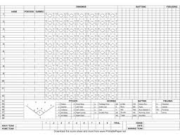 Baseball Scoresheet Printable Magdalene Project Org