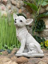 Chihuahua Dog Statue Zen Garden Pet