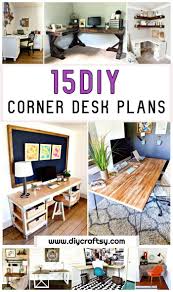 A writing desk is a necessity if you don't want the children to spread their homework books on the dining table. 15 Diy Corner Desk Ideas With Step By Step Plans Diy Crafts