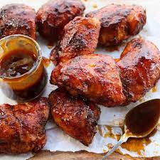 oven baked bbq en thighs cook at