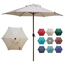 9ft Patio Umbrella Outdoor Market Table