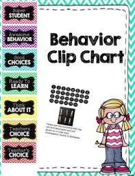 Behavior Chart Chevron Behavior Management Behaviour