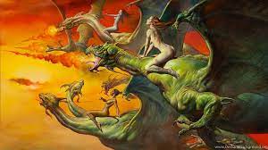 dragons fantasy art boris vallejo