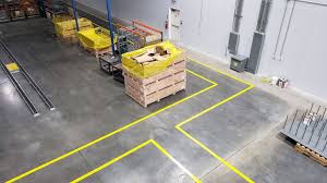 warehouse floor markings line