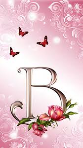b name ka rose b wallpaper