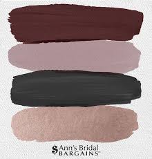 The most common color combinations are white and rose gold and black and rose gold; The Perfect Wedding Color Palette Maroon Mauve Black And Rose Gold