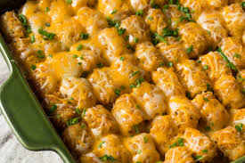 Line a 13x9 baking dish with a layer of tater tots. Tater Tot Hot Dish Recipe Aka Tater Tot Casserole Make Your Meals