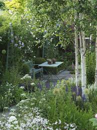 Seating Area In Garden Cottage Garden