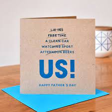 Funny, short, inspirational and memorable quotations about dear old dad! Us Funny Father S Day Card