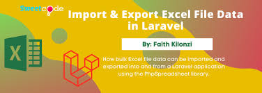 export excel file data in laravel