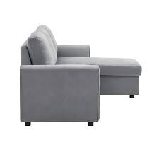 83 46 In 1 Piece Linen Sleeper Sofa