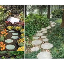garden diy plastic mold path pavement