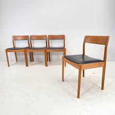 midcentury danish teak dining chairs by