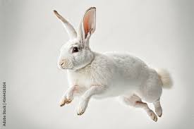 stockilratie white rabbit jump on