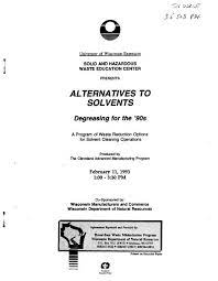 alternatives to solvents p2 infohouse