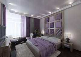 Room Purple And Grey Bedroom Decor