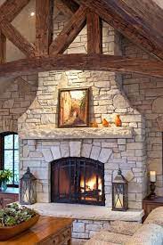 right fireplace heart design and material