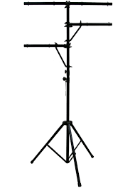 Dj Or Band Portable Multi Arm T Bar Tripod 8 Fixture Par Can Lighting 12 Foot Height Stand Asc L004