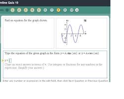 Solved Find An Equation For The Graph