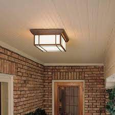 Semi Flush Exterior Ceiling Light