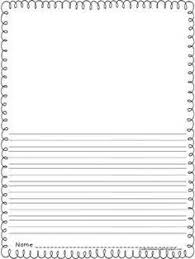 Free  nd Grade Writing Template   This is front   back and they can use as