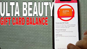 how to check ulta gift card balance