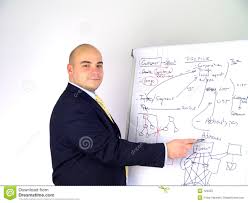 Flipchart Presentation Stock Image Image Of Complex Father