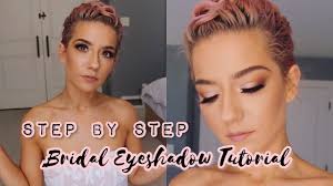 step by step bridal eyeshadow tutorial