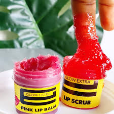 pink lip treatment set glow extra