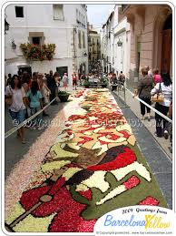 pictures sitges flower carpet festival