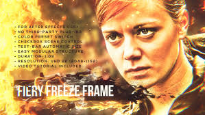 videohive fiery freeze frame free
