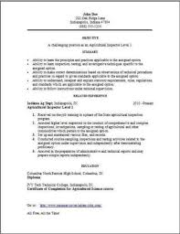 Agriculture Forestry Fishing Resume Occupational Examples