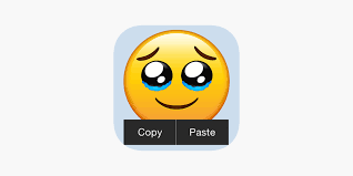 emoji copy and paste on the app