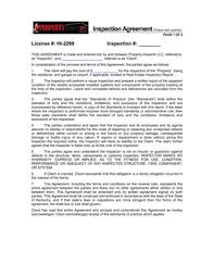 Inspection agreement | PDF