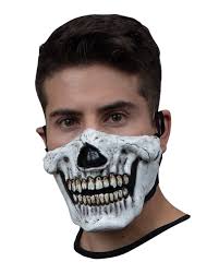 half mask made of latex halloween mask