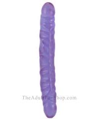 Union Vibrating Double Ended Dildo - Purple - Wet For Her