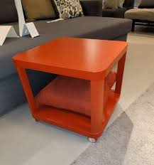 Ikea Tingby Side Table On Casters Red