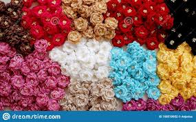 How to make flower hand embroidery. Flowers Made From Cloth Idioticfashion