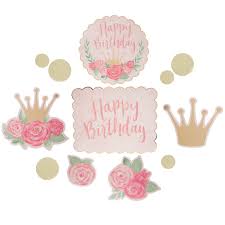 Happy Birthday Princess Cutouts Hobby