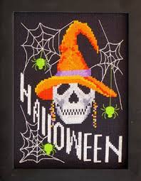 Amazon Com Boo Cross Stitch Chart And Free Halloween Charm
