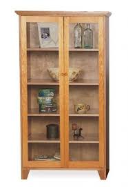 Custom Glass Door Shaker Bookcase