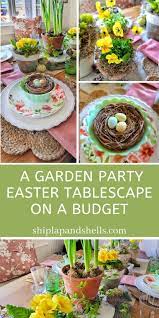 Garden Party Easter Tablescape