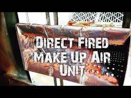 hvac direct fired make up air unit