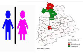 Interactive: Sex ratio in Telangana- best and worst districts