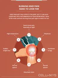burning knee pain signs causes and