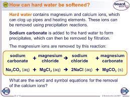 Chemical Equation For Softening