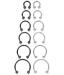 Septum Piercing Diagram Septum Piercing Horseshoe Jewelry