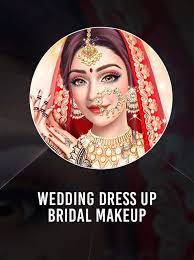 wedding dress up bridal makeup