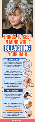 how long to leave bleach in hair and