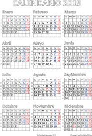 Juicio universal meteorológico, calendario con los. Calendario 2019 Para Imprimir Espana Imprimir El Pdf Gratis